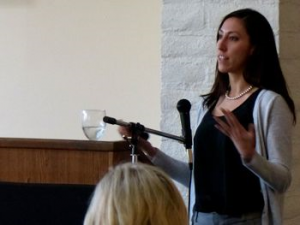 Dr. Maya Koike, post-doctoral researcher in the lab of Dr. Kim Green