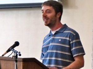 Dan Haus,graduate student in the lab or Dr. Brian Cummings
