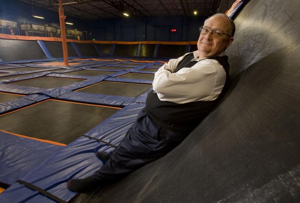 William Edwards, CEO of Edwards Global Services, is helping Sky Zone indoor trampoline park establish franchises overseas.  ///ADDITIONAL INFO: edwards.franchises.0306 - 3/4/16 - Photo by PAUL RODRIGUEZ - Bill Edwards, CEO of Edwards Global Services, is helping Sky Zone indoor trampoline park establish franchises overseas.
